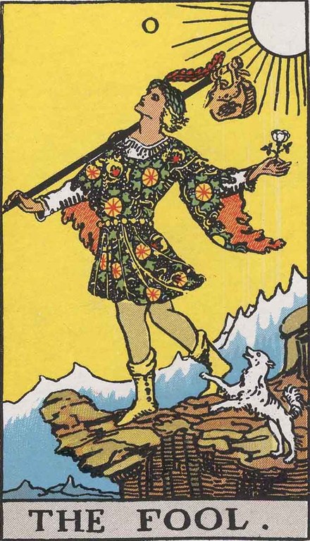 RWS Tarot 00 Fool (Głupiec)